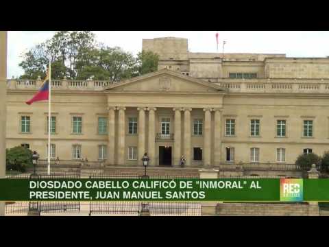 RED+ | Diosdado Cabello calificó de "inmoral" al presidente, Juan Manuel Santos