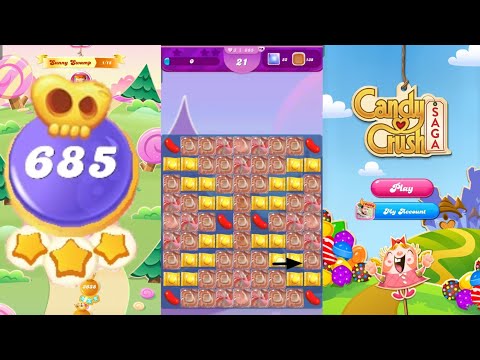 Candy crush saga level 685 । Hard level । No boosters । Candy crush 685 help । Sudheer CC Gaming