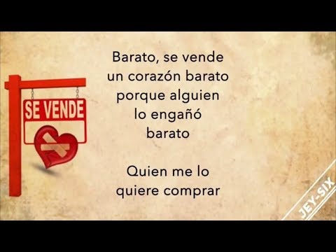 Corazón Barato - Los Bybys (Letra)