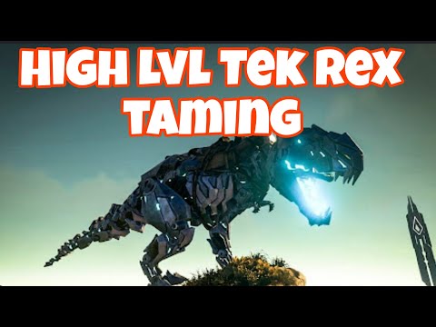 Lvl 168 Tek Rex taming!| Ark Extinction ep5🟣