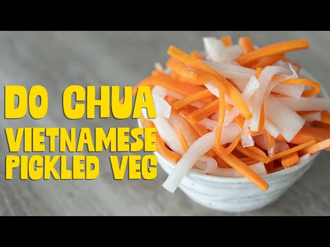 How to Make: Vietnamese Pickles (Đồ Chua) With 6 Ingredients and 4 EASY Steps!