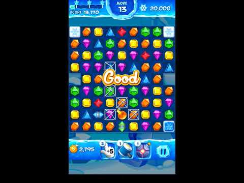 Jewel Pop Mania:Match 3 Puzzle Level 138 ( Ice Cream Town Episode ) - Walkthrough ( No Booster )