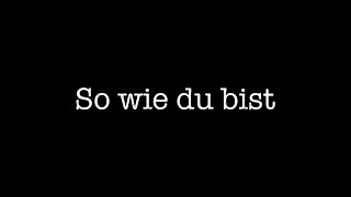 MoTrip – So wie du bist [Lyrics]