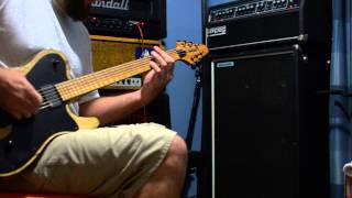 Video thumbnail for Ampeg VH-140C and Randall Titan demo with Lace Drop and Gains by oldmangrissel