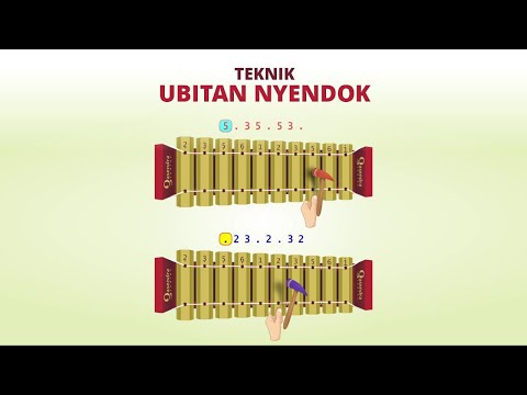 Belajar Tutorial Gamelan Gangsa Saron Kotekan Teknik Ubitan Nyendok Polos Sangsih