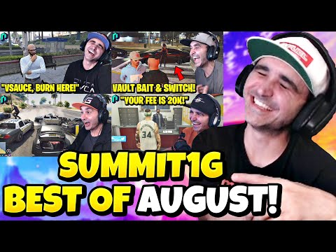 SUMMIT1G FUNNIEST & BEST MOMENTS OF AUGUST! | GTA 5 NoPixel RP