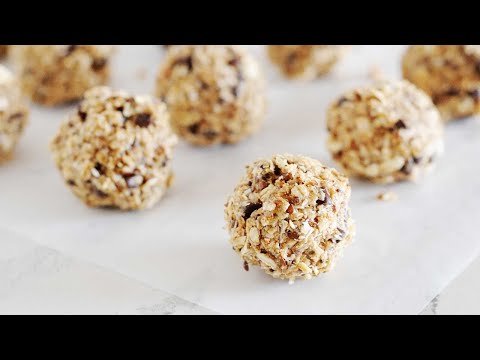 No-Bake Oatmeal Oatmeal Balls | Healthy Energy Snack Bites