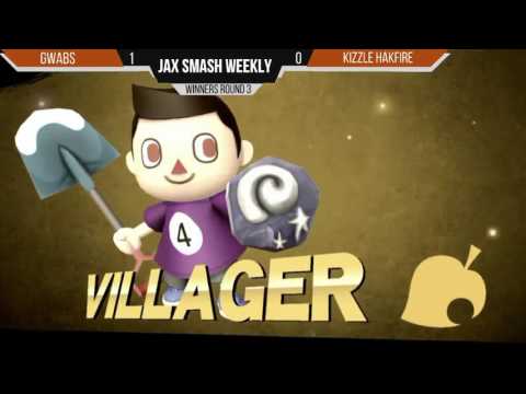Jax Smash Weekly 3/31/16 - Gwabs(Yoshi) Vs. Kizzle Hakfire(Pit,Villiger) WQ