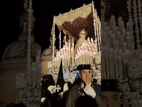 VIRGEN DEL PATROCINIO EN LA CAPILLA DEL CARMEN DEL ALTOZANO. VIERNES SANTO DE 2026 EN SEVILLA