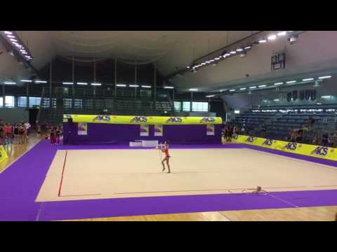 Maria Cavalli cerchio - Nazionali AICS 2017