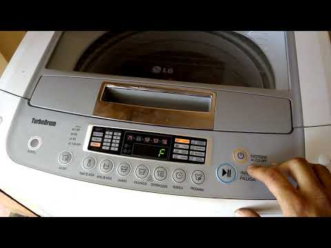 Lavadora LG TurboDrum error F solucionado