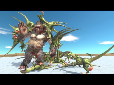 50 DEINONYCHUS vs ALL UNITS Animal Revolt Battle Simulator