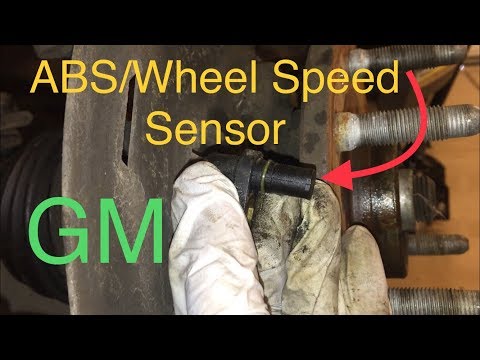 Clean & Replace ABS /Wheel Speed Sensor: GM Yukon, Tahoe, Suburban, Escalade GMC, Chevrolet, Chevy