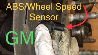 Clean & Replace ABS /Wheel Speed Sensor: GM Yukon, Tahoe, Suburban, Escalade GMC, Chevrolet, Chevy