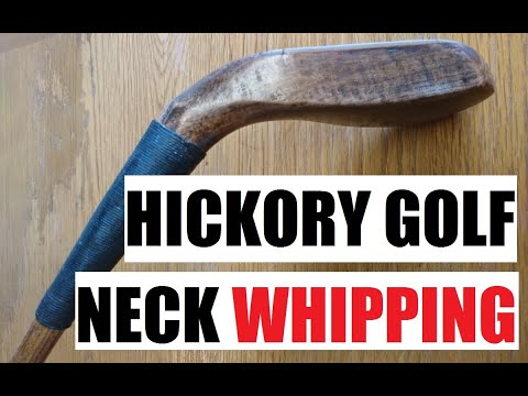 How to apply whipping on an antique golf club