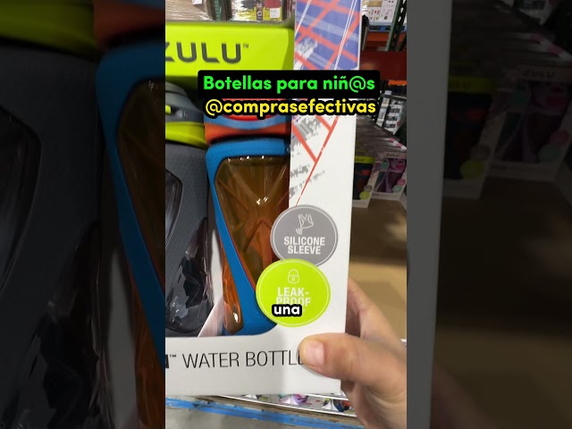Vídeo relacionado con CARTOON Botella Tritan Avengers Marvel Ecozen con boquilla plegable botella para niños 580 ml BPA Free