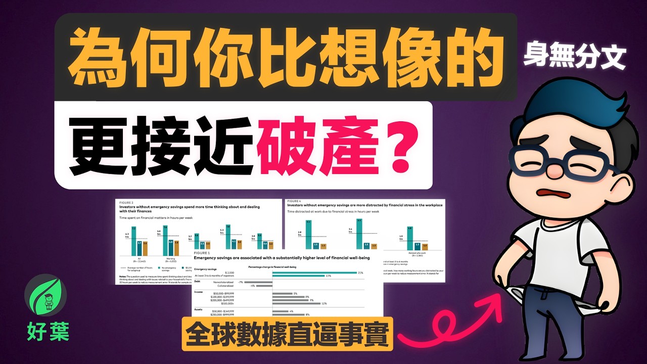 43%的人連1,000美元都拿不出來！5 大數據證明，你比想像中更接近破產！