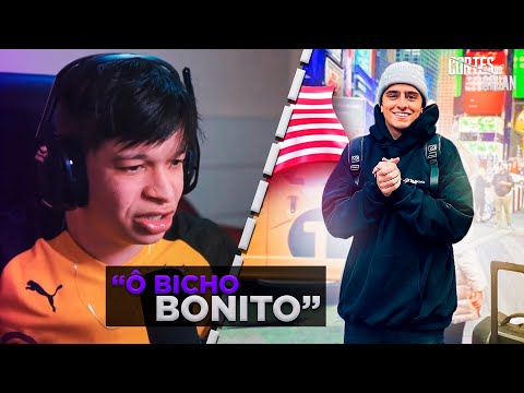 ARUAN REAGE A Viajei pro ESTADOS UNIDOS ESPORTS AWARDS - Dia 01 (LOUD CORINGA) - Cortes do Aruan