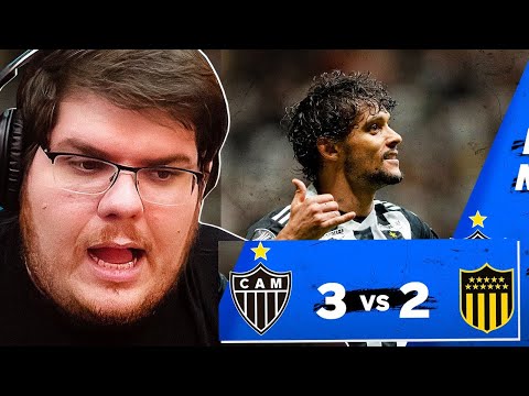 CASIMIRO REAGE A ATLÉTICO MINEIRO 3X2 PEÑAROL - MELHORES MOMENTOS #casimiro