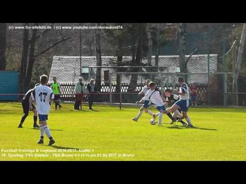 FSV Ellefeld - TSG Brunn 1:1 (1:1), Kreisliga B Vogtland 2016-2017 1 1 am 01.04.2017