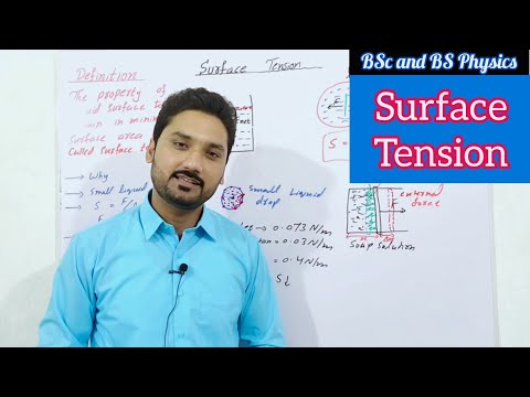 Surface Tension and Surface energy | Mechanics | lecture 11 | BS physics| BSc | ADS|physics ka safar