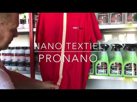 ProNano interior textil nano protector. Makes clothes, interior car seats, water & dirt resistant!