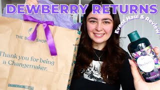 💜DEWBERRY IS BACK 💜| THE BODY SHOP EVENT, HAUL & REVIEW FULL DEWBERRY RANGE