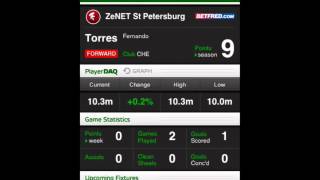 FiT( Fantasy iteam) EPL 2012/2013 the best fantasy football app inside look GW1
