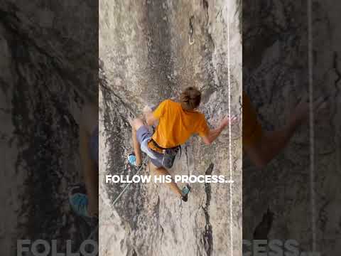 French climber Seb Bouin training for his bigger projects!