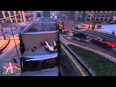 GTA V Fun With Road Spikes & GTA Ridiculousness