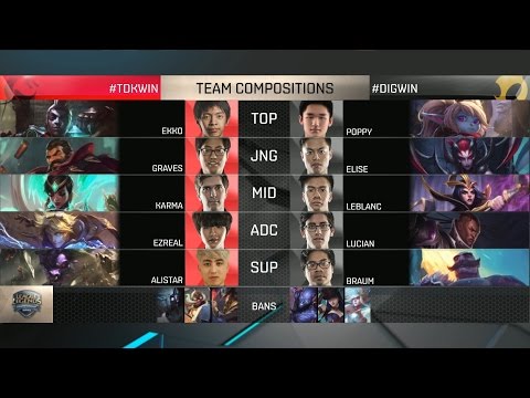 TDK vs DIG Highlights Game 3 - Team Dragon Knights vs TEAM DIGNITAS 2016 NA Summer Promo Tournament