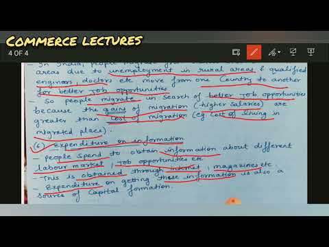 human capital human capital formation class 12 Indian economic development