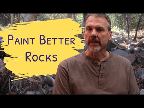 Painting More Realistic Rocks In Your Landscape Painting