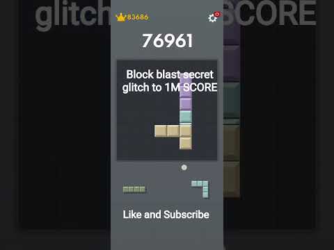 block blast secret glitch to 1M SCORE