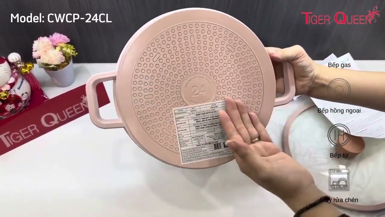 Nồi lẩu Ceramic IH hiệu Tiger Queen CWCB-24CL & CWCP-24CL