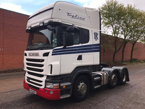 12 PLATE SCANIA R480 TOPLINE 6X2 TRACTOR UNIT WITH MANUAL GEARBOX - FOR SALE