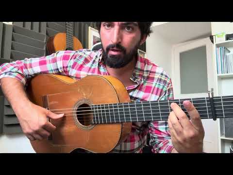 Flamenco Guitar Alzapua Exercise (Tangos Style for beginners)