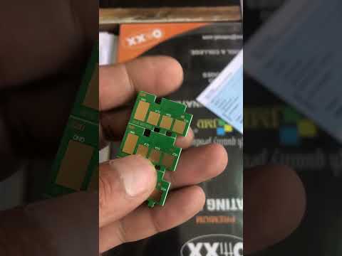 Hp 110A Toner cartridge reset chip #technology #hp #printer #hpprinter #repair #hacks