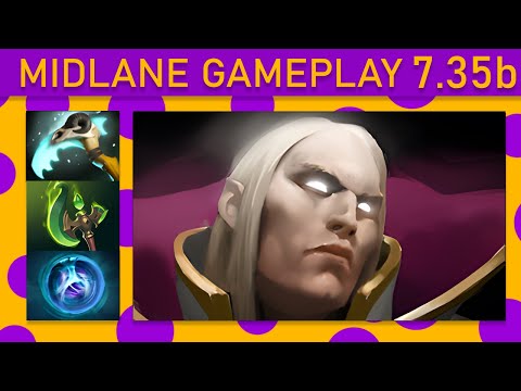 ⭐bzm Invoker 20+ Kills! Mid Gameplay 7.35b - Dota 2 Top MMR