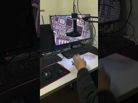 Flexible 4K 48M Microscope Camera With Cantilever Stand