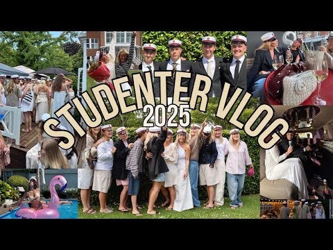 STUDENTER VLOG (jeg bliver student, galla, vognkørsel og gilder) +18