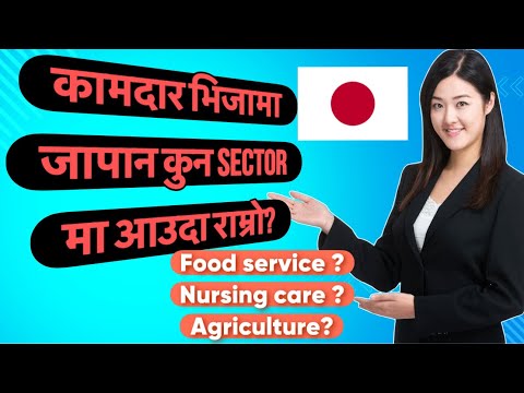 कामदार भिजामा जापान कुन sector मा आउदा राम्रो? || Working visa Japan | Ssw visa information #sswvisa