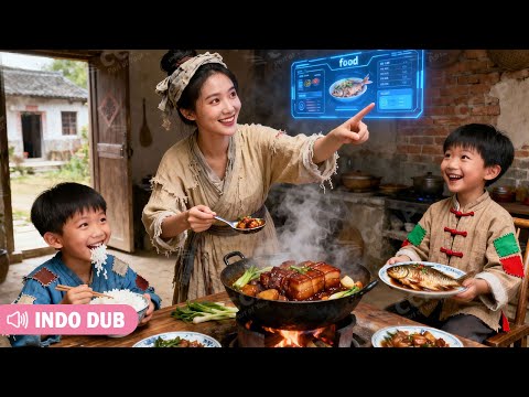 Gadis menembus waktu ke masa kelaparan, memakai sistem ajaib mengajar anak, mengubah hidup jadi kaya