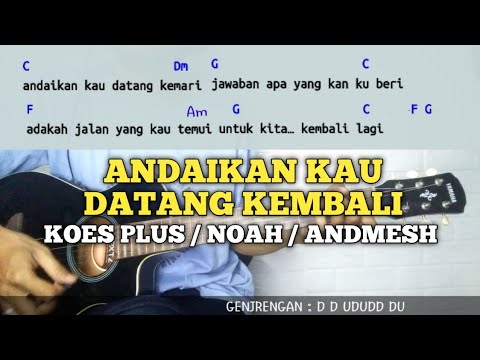 Kunci Gitar ANDAIKAN KAU DATANG KEMBALI - Koes Plus | Belajar Chord Gitar Untuk Pemula