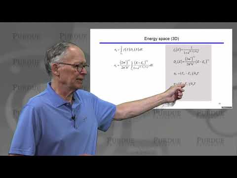 ECE Purdue Semiconductor Fundamentals L3.2: Equilibrium Carrier Concentration - Fermi-Dirac...