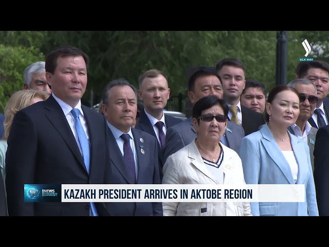 Kazakistan Devlet Başkanı, Aktöbe iline iş ziyaretiyle geldi