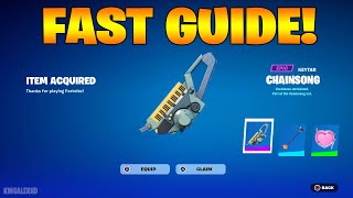 How to Complete Main Stage Wristband Quests Fortnite! (Free Chainsong Keytar, Emoji & Mic Vocal)