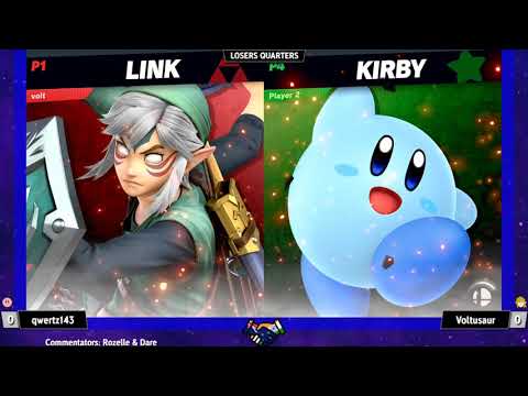 Volt (Link) vs qwertz143 (Kirby) - Smash Ultimate @ LXG 22