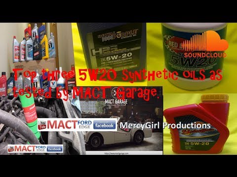 The top 3 best 5W20 synthetics tested at MACT Garage