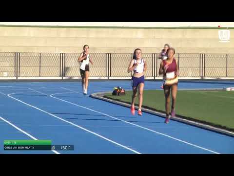 U11 Girls 800m Heat 3: 2021 State Combined Events Championships // LAVicTV